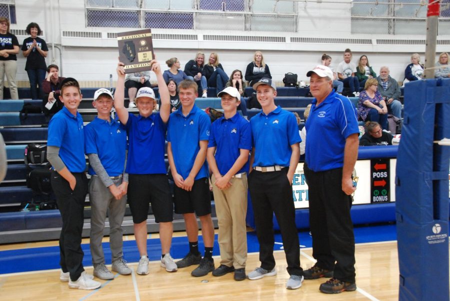 Boys golf brings home IHSA Regional win