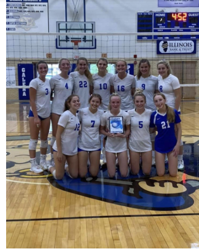 Pirates win home tournamnet! The varsity volleyball team took first in their tournament hosted in Galena. “This tournament was a great way to start our season,” said Taylor Hilby 23’. “And it will be fun to look back at this and see how much we have improved!”
