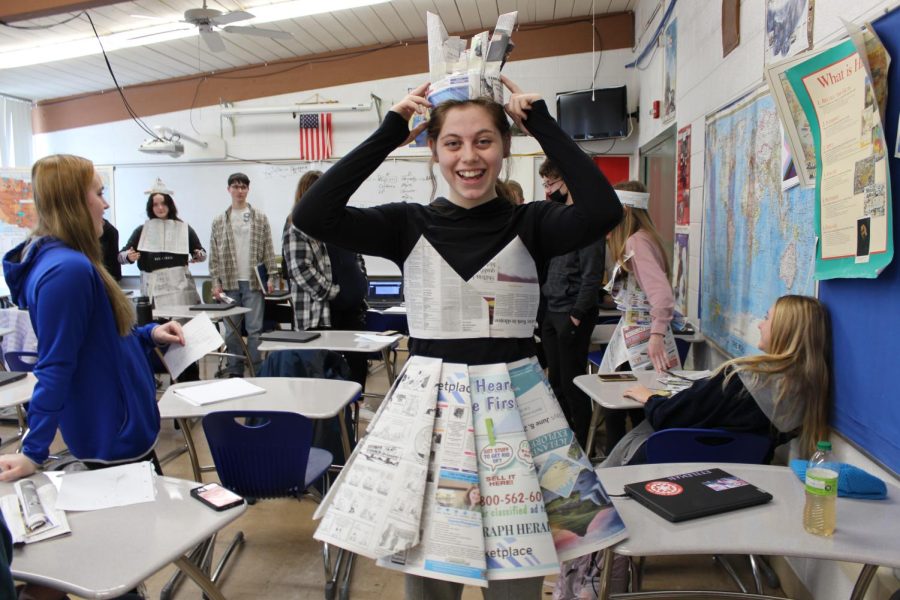 Rocking the Paper Fashion