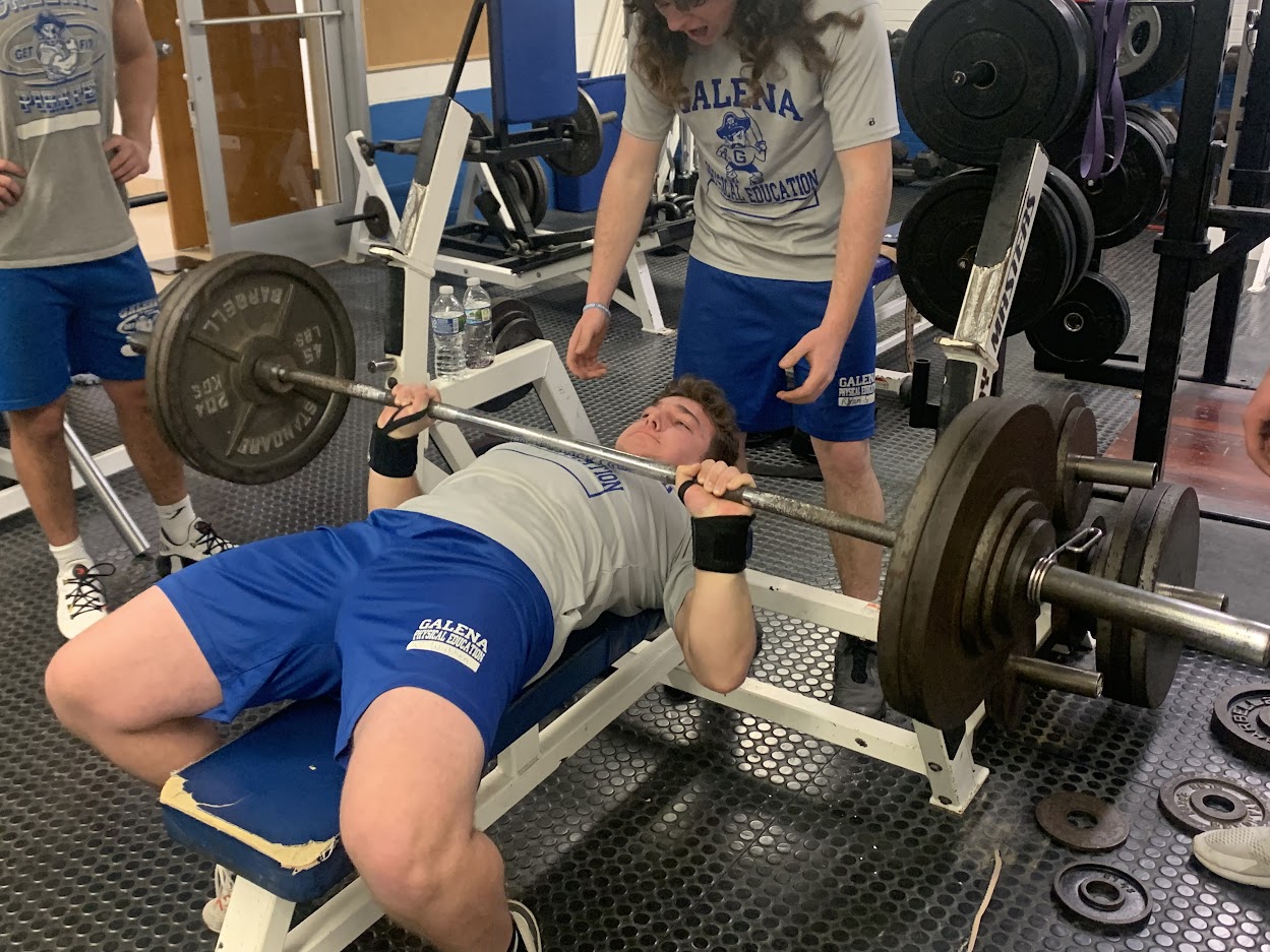 “I had failed 255 the last time I tried it, but I knew it was now or never to go for it.” Wubben succeeded and was able to press the 255 lbs, showing his great improvement over the off-season.
