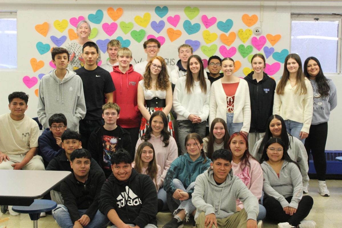 After displaying their heartfelt artworks for their heroes, students posed proudly for a group photo. Students spent many weeks putting this show together and their hard work surely paid off. "Even though it was a lot of work, we created meaningful moments and had a great turnout!" Emily Carothers '27 commented. 