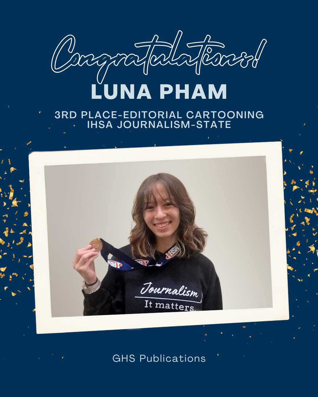 Congratulations at State - Luna Pham