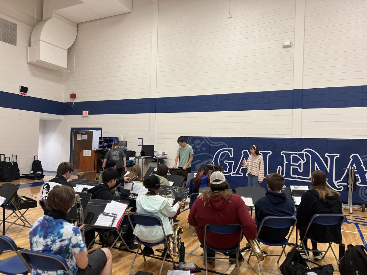 Ms. Smith leads the band through a round of rehearsals in preparation for future performances. She believes in reinforcing classical techniques as “Any good concert band can be a good marching band, but good marching bands can’t always be good concert bands.”