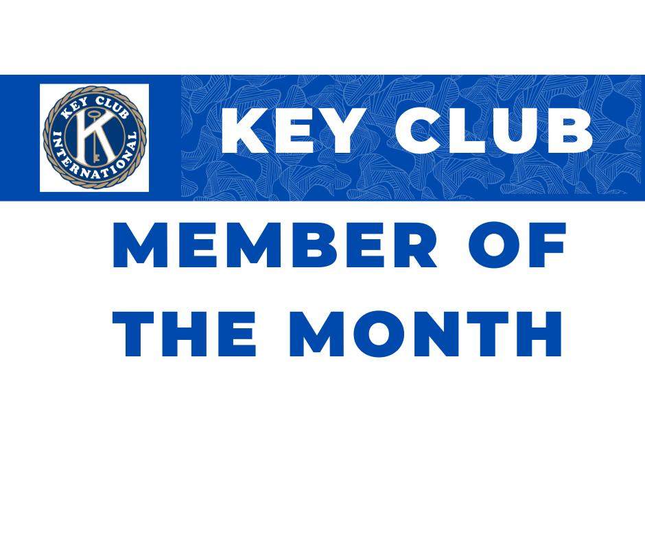 GHS Key Club Announces Member of the Month