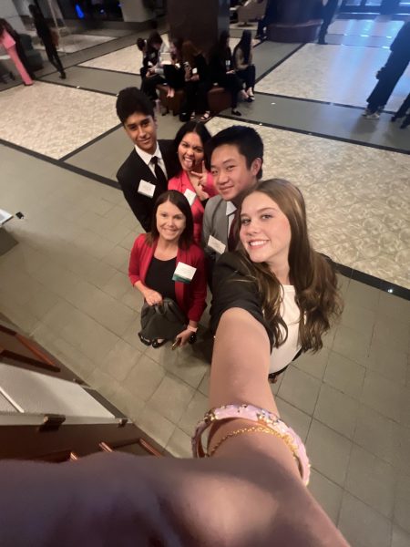 National-qualified: The 2026 Galena FBLA State Crew poses for a picture at the State Leadership Conference being held in Springfield. They will now head to Nationals, where they face even tougher opposition and more opportunities to connect and learn. “I am so excited for Natty’s,” exclaims Cameron Einsweiler ‘26.